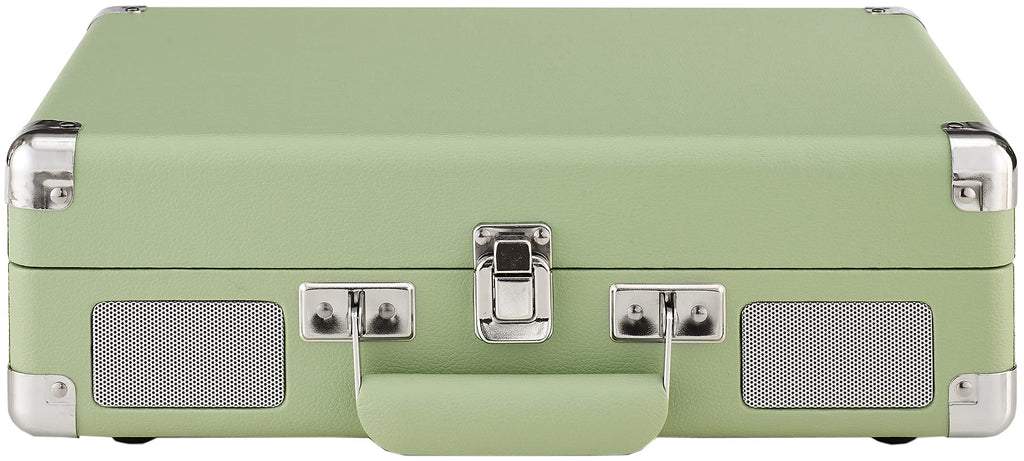 Crosley CR8005F-MT Cruiser Plus Vintage 3-Speed Bluetooth in/Out Suitcase Vinyl Record Player Turntable, Mint