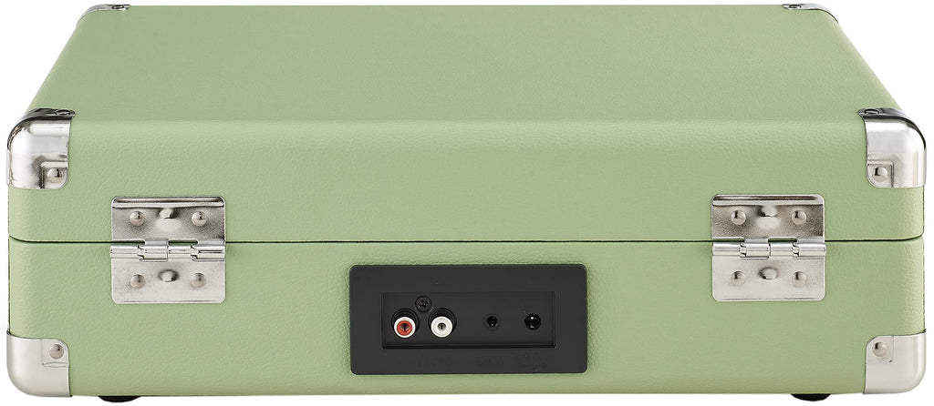 Crosley CR8005F-MT Cruiser Plus Vintage 3-Speed Bluetooth in/Out Suitcase Vinyl Record Player Turntable, Mint