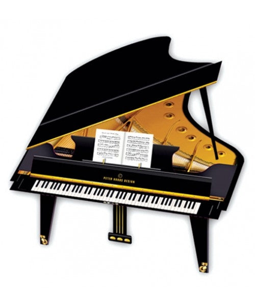 Grand Piano 3D Greeting Card